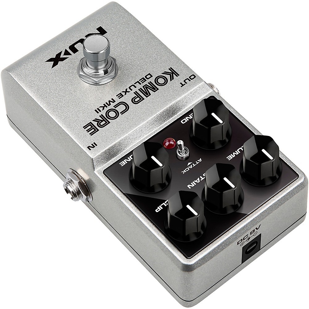 NUX Komp Core Deluxe MKII Compressor Effects Pedal Silver