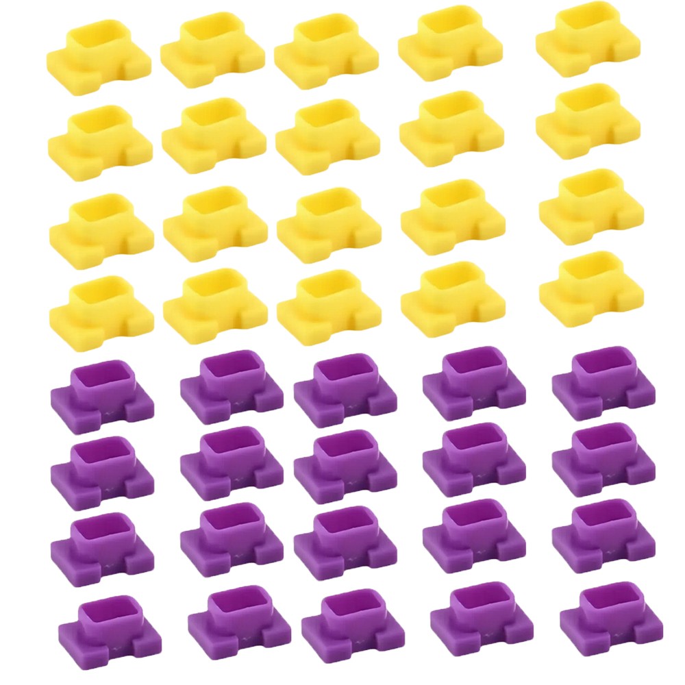 20Pcs Dental ITI Snap Caps Closed Tray Coping Impression Fit Straumann RC/NC