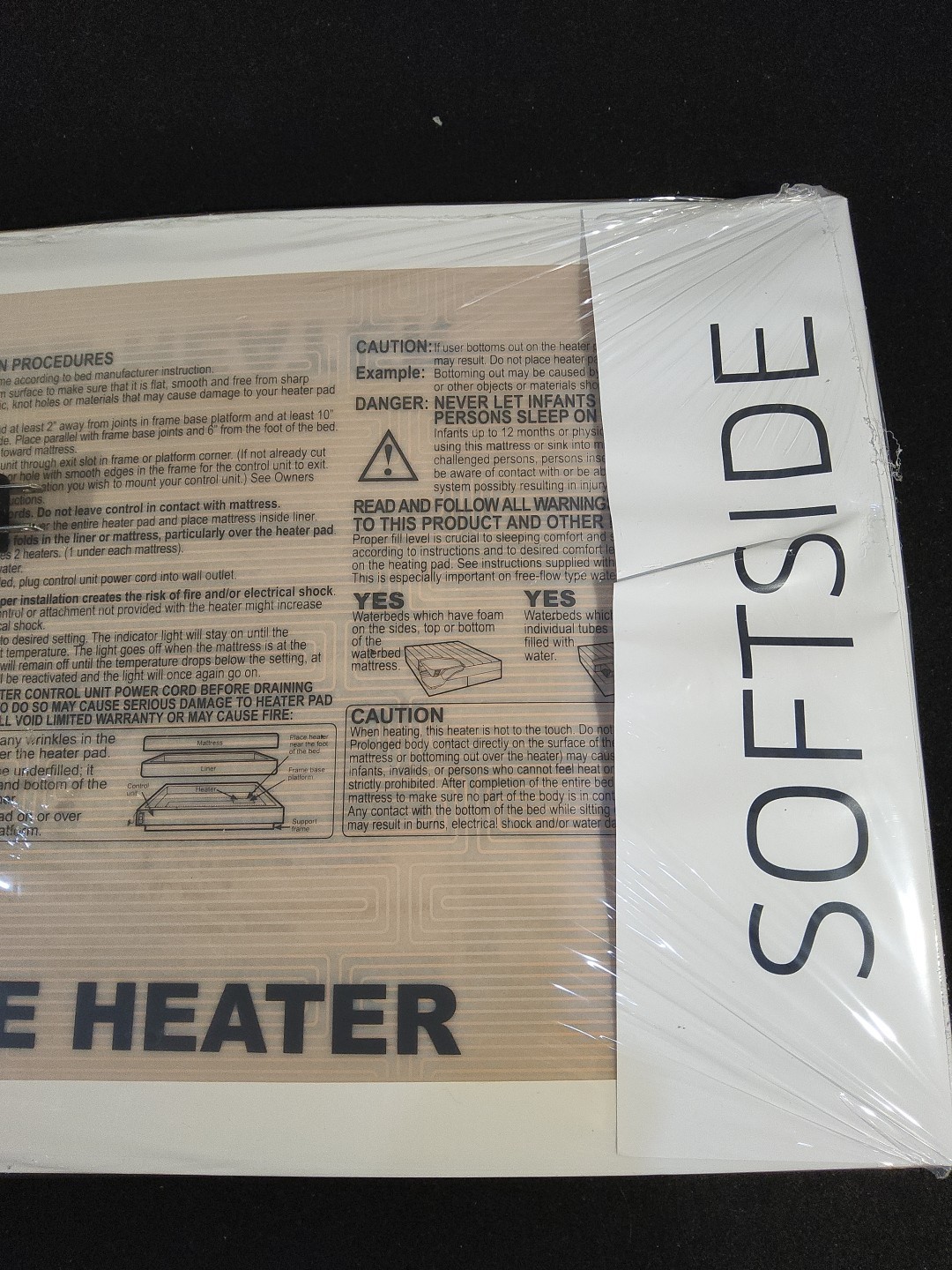 Best Heater Softside Waterbeds King and Queen Calesco 170