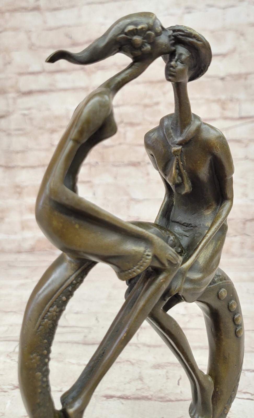 Stunning Abstract Bronze Sculpture by Collet - Gift Idea Artwork