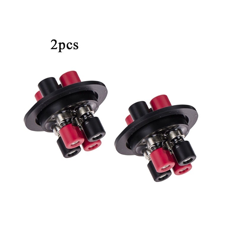 2pcs KF40/DN40 Vacuum Banana Socket Test Lead Connectors