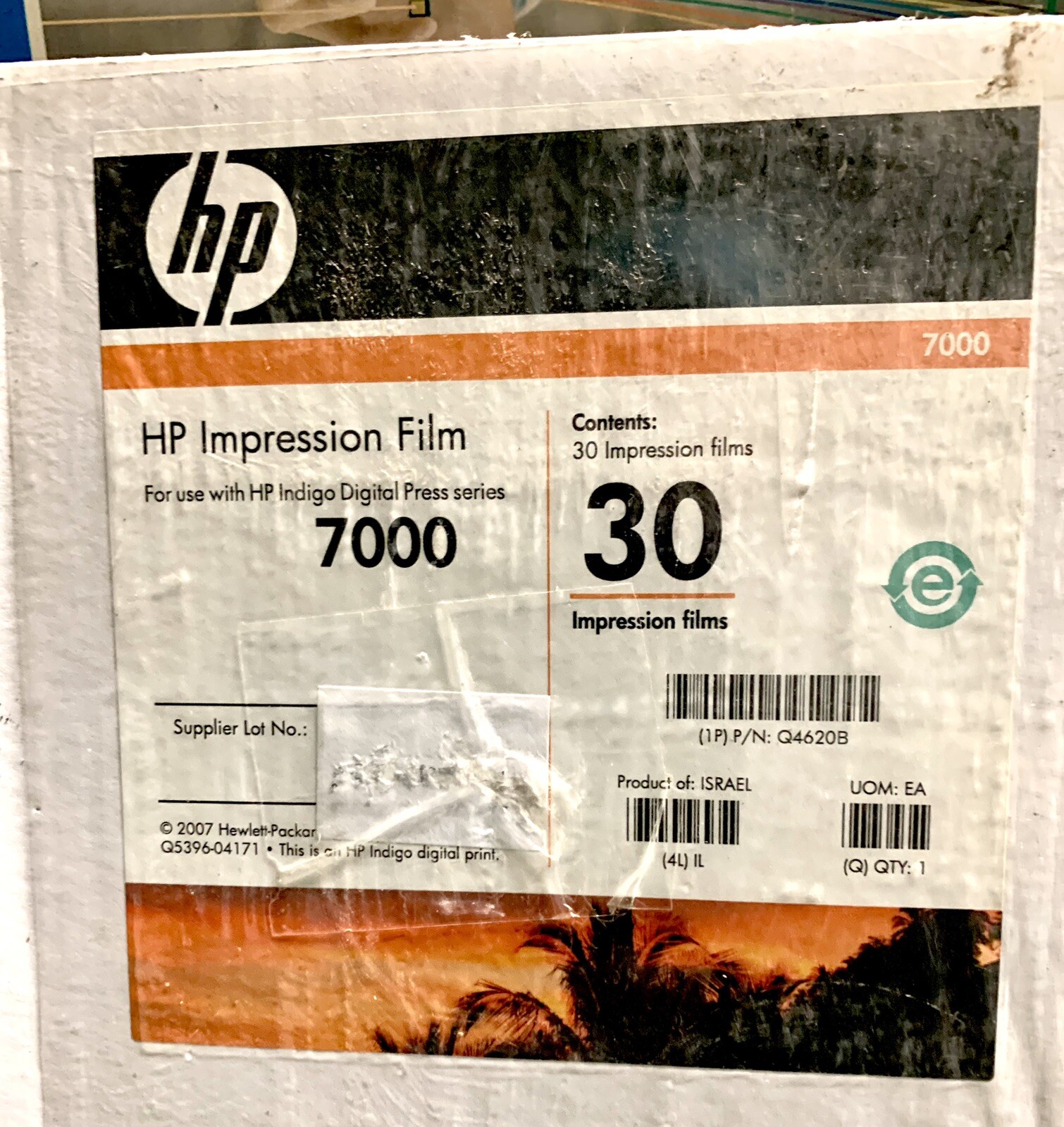 HP IMPRESSION FILM 7000/H INDIGO