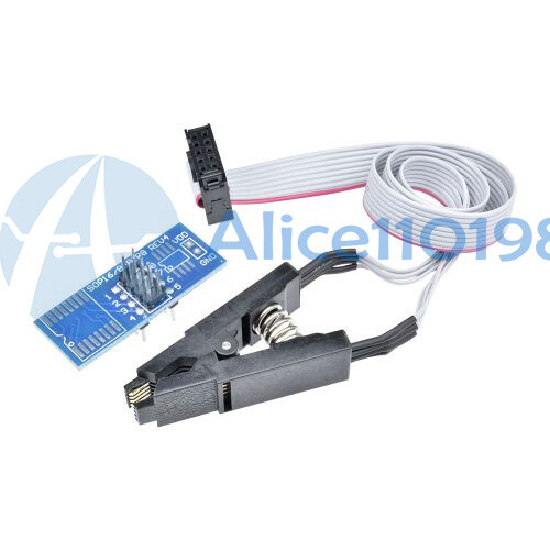 10PCS SOIC8 SOP8 Flash Chip IC Test Clips Socket Adpter BIOS/24/25/93 Programmer