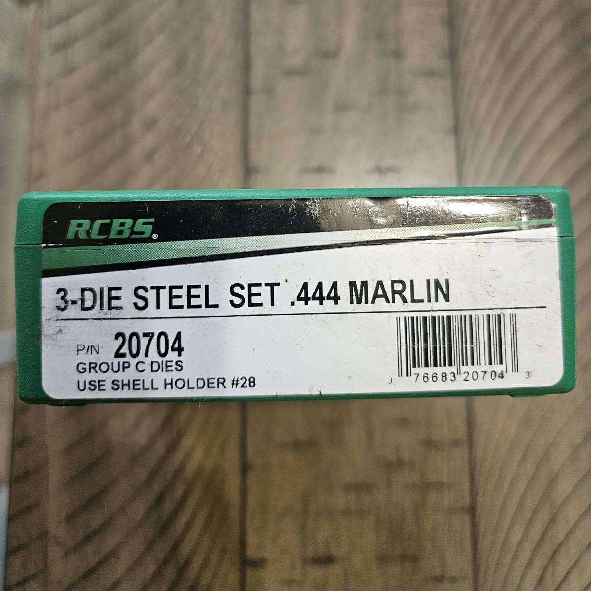 RCBS 3-Die Steel Reloading Die Set for .444 Marlin Rifle, MPN 20704 FACTORY SEAL