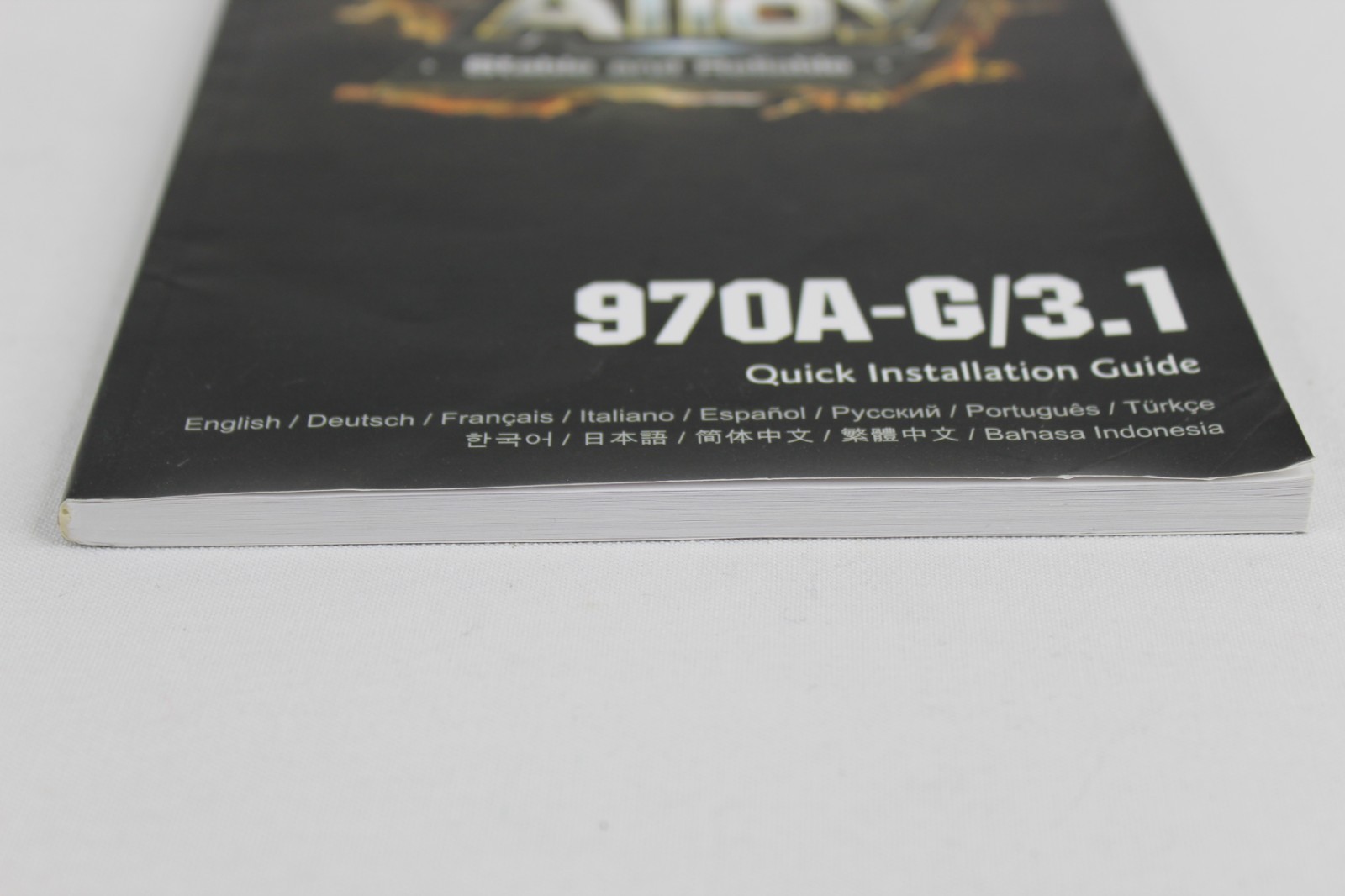 ASRock Super Alloy 970A-G/3.1 Quick Installation Guide 2015 Multi-Language