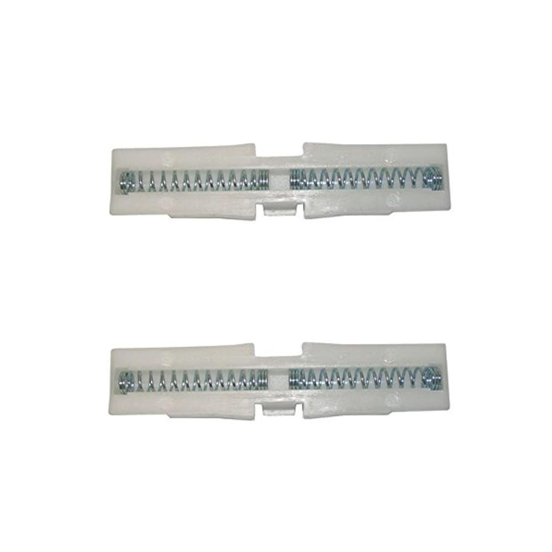 newlifeapp™ 1107 Bi-Fold Door Slide Guide, Nylon,(Pack of 2) White