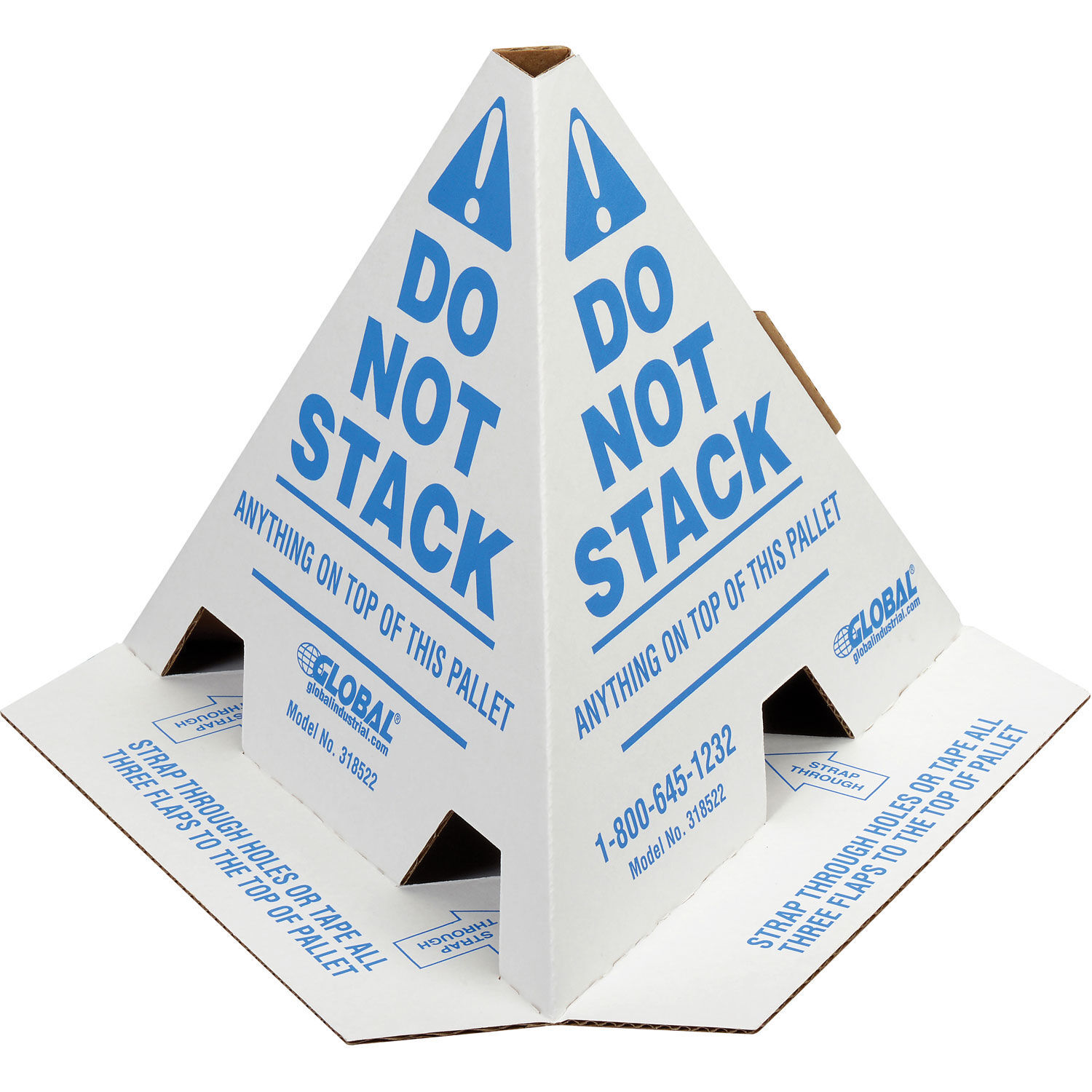 Do Not Stack Pallet Cones 8" x 8" x 10" 50/Pk