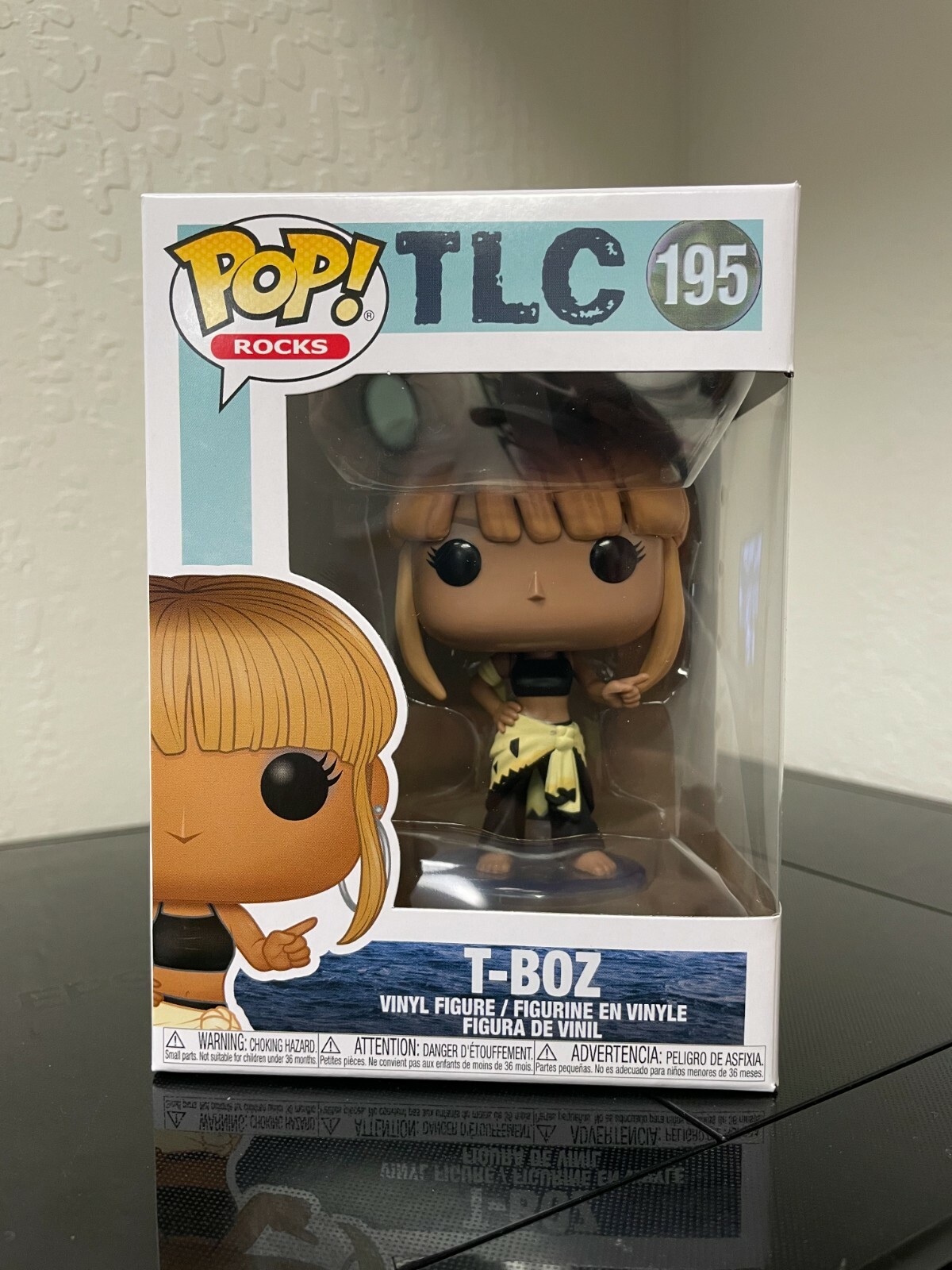 FUNKO POP! T-BOZ TLC MUSIC ROCKS #195 VINYL FIGURE IN HAND FAST SHIPPING MINT