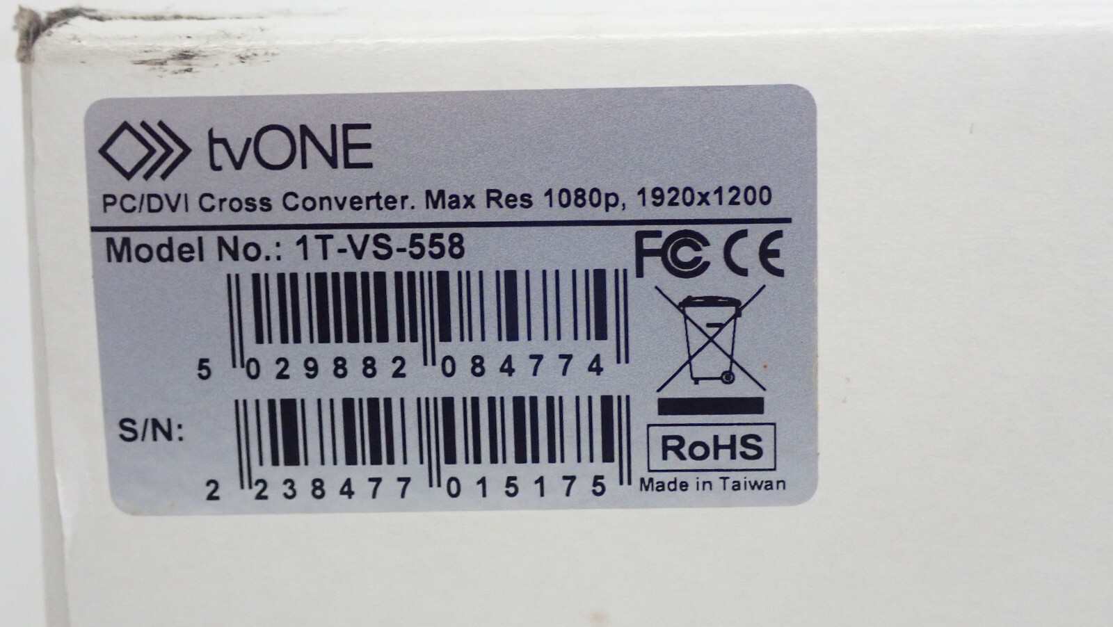 TvONE 1T-VS-558 DVI Video Scaler
