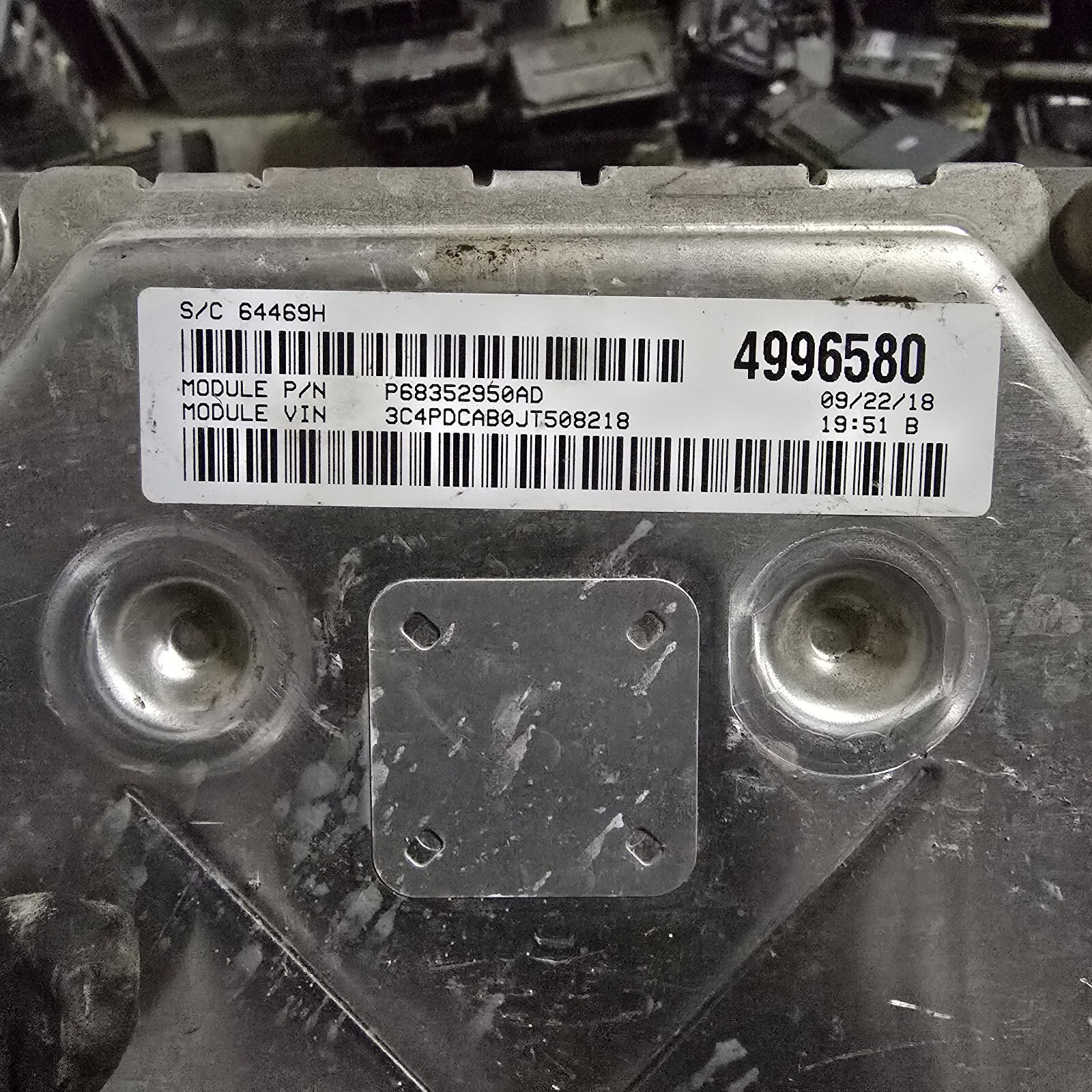 2018 18 Dodge Journey P68352950AD Computer Engine Control ECU ECM EBX Module