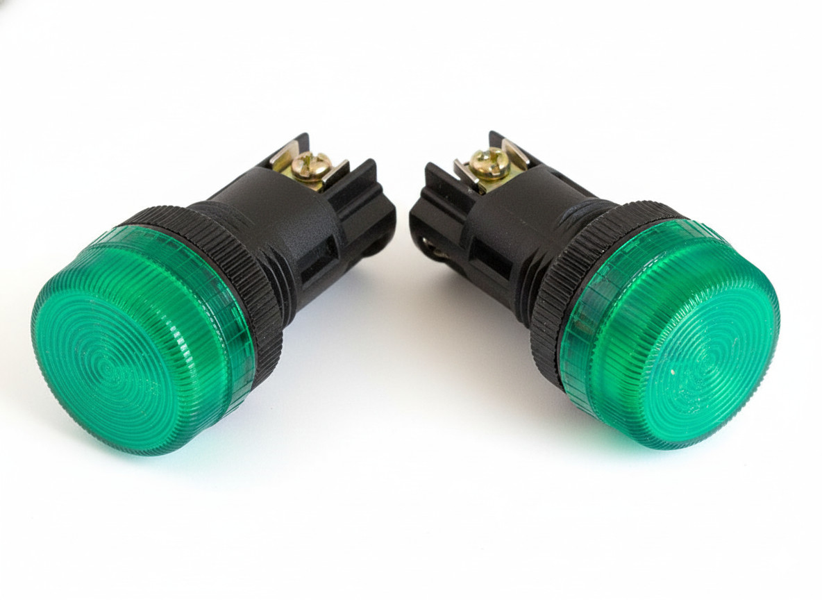 NPL-22 ATI LED Pilot Indicator Light 22mm 24V AC/DC Replaceable lamp (2PCS)