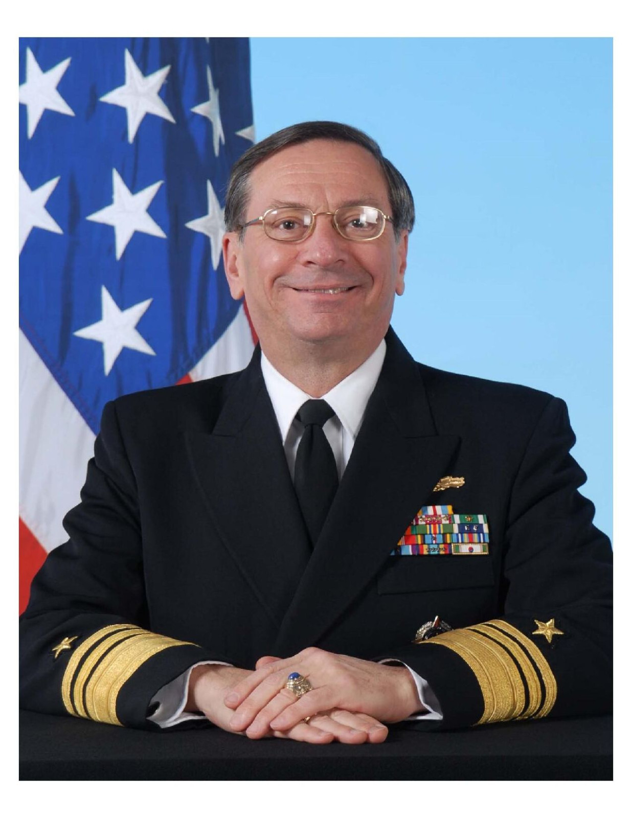 United States Navy Admiral Charles W. Martoglio 8x10 Photo On 8.5" x 11"
