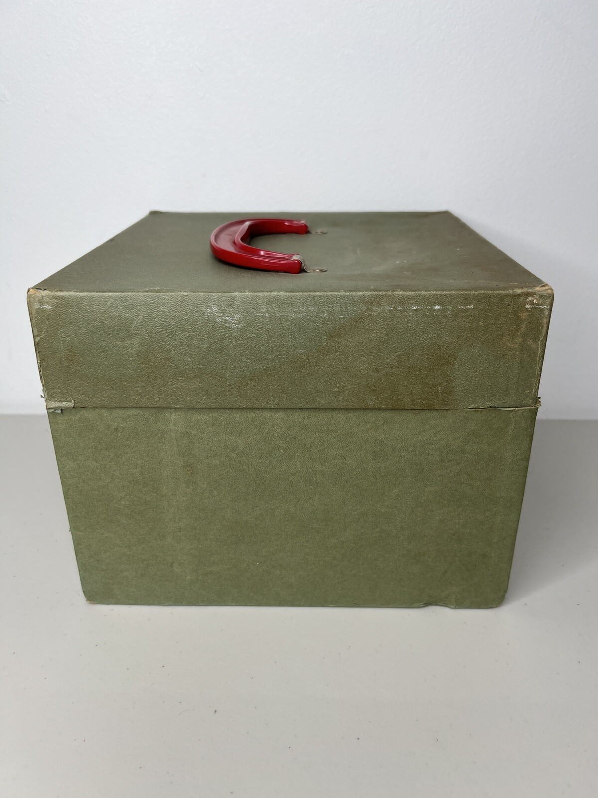 Vintage Dritz Sewing Pattern Green File Folder Box