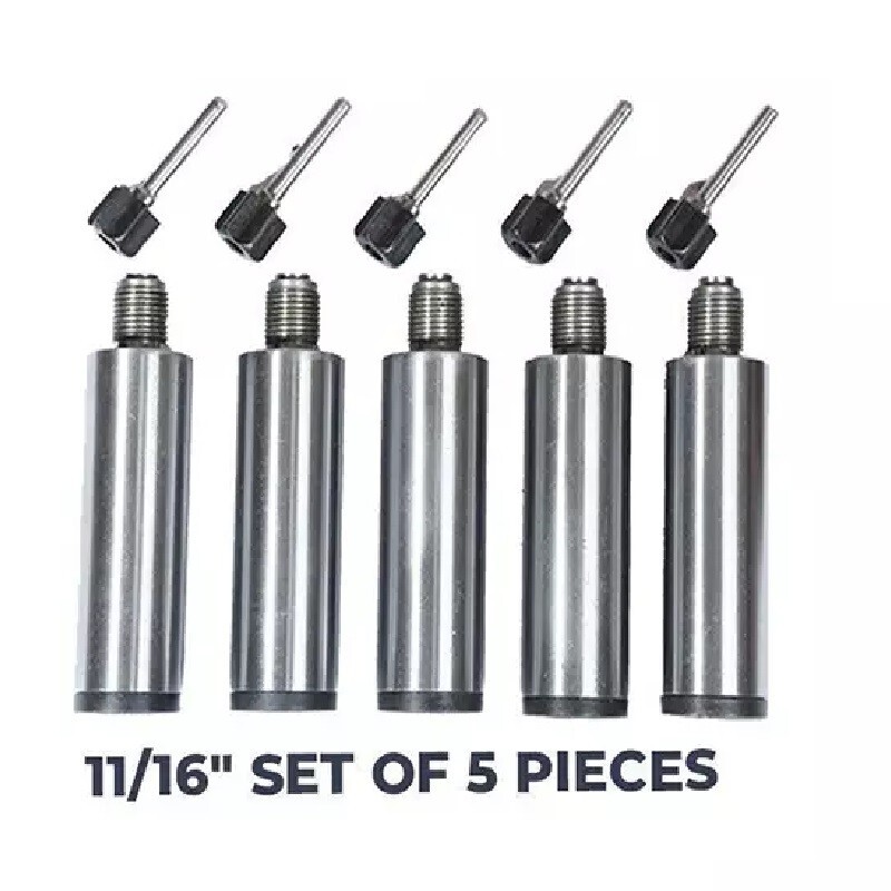 LBT 5 Pcs Valve Seat Grinder Stone Holder Sioux 11/16" Thread With Drive Ball