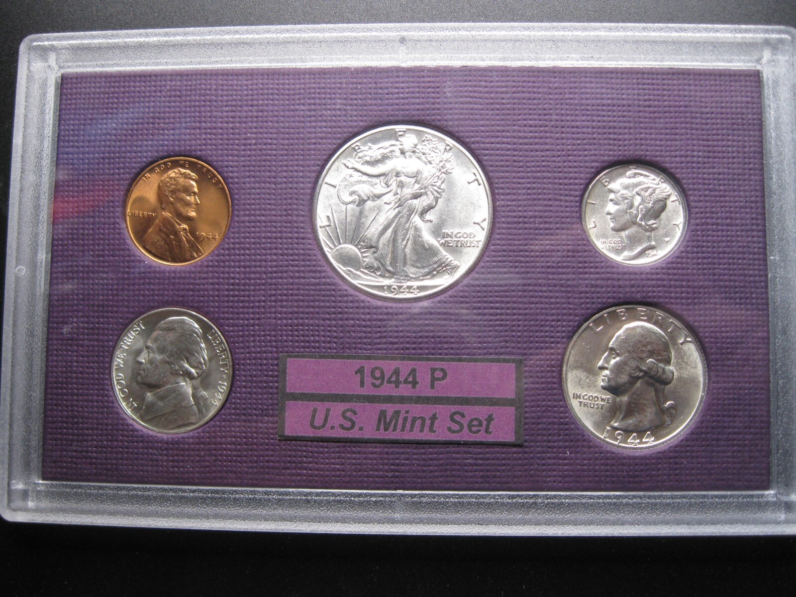 1944 P US Silver Mint Set Brilliant Uncirculated!