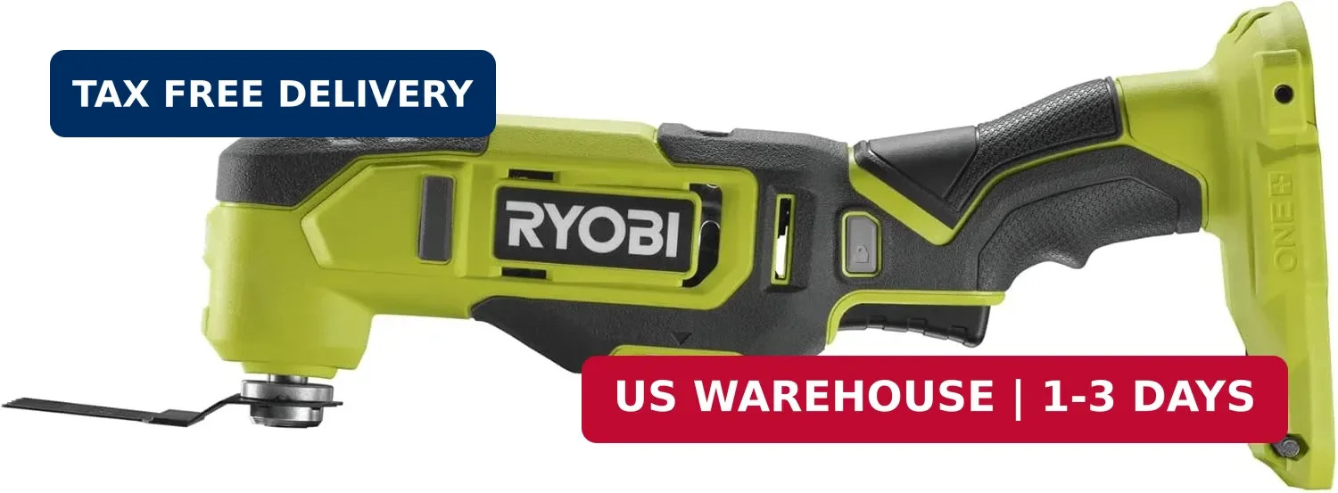RYOBI RMT18-0 18V ONE+ Cordless Multi-Tool (Bare Tool), Hyper Green