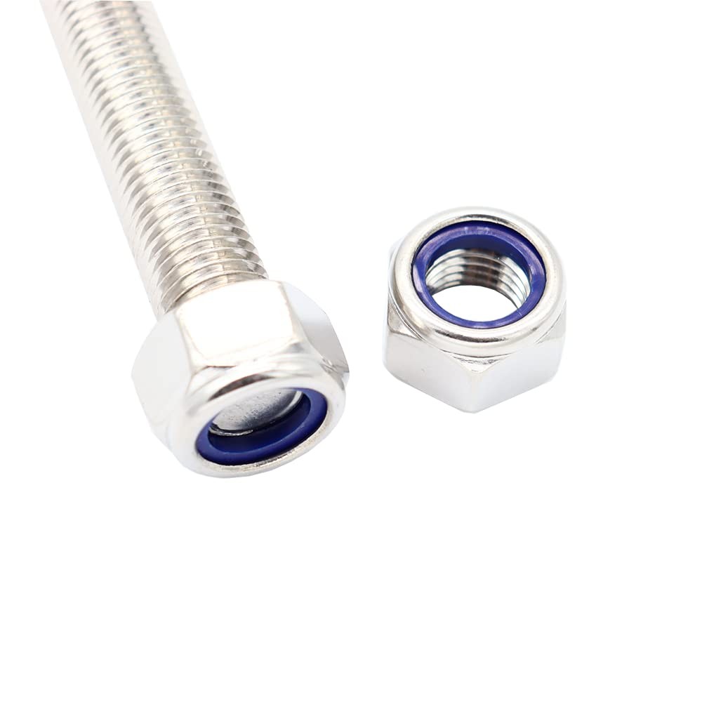 M6x250mm Fully Threaded Rod Studs Long Metric Screw M6*250mm, Silver