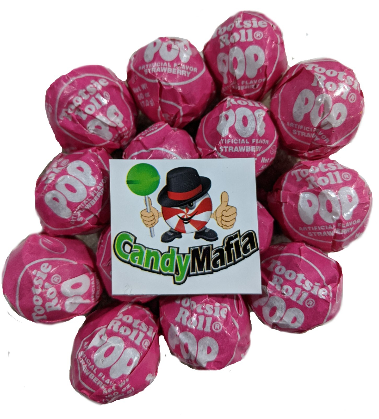 Tootsie Pops STRAWBERRY Tootsie Pop 30 Lollipop Sucker Pink Strawberry suckers