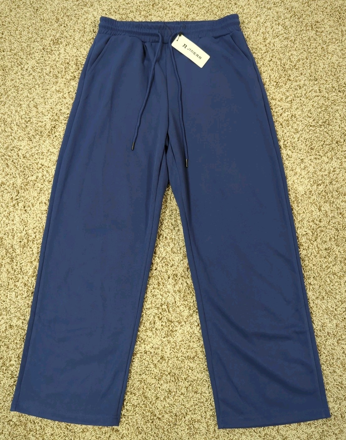 NWT Jmierr Size 34 Blue Drawstring Sweatpants *NEW*
