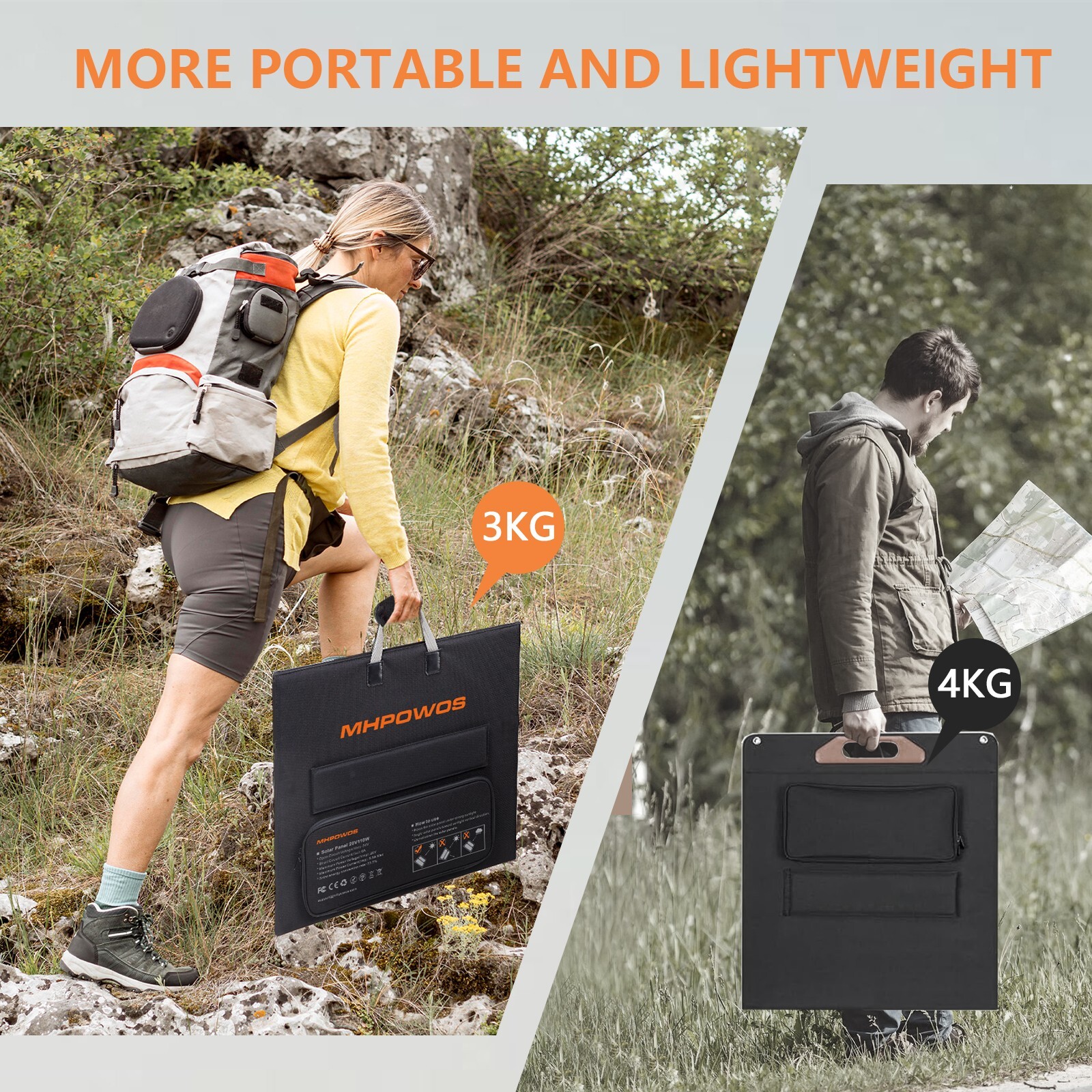 Foldable Solar Panel Suitcase 110w 220w 400w Portable Kit for Solar Generator