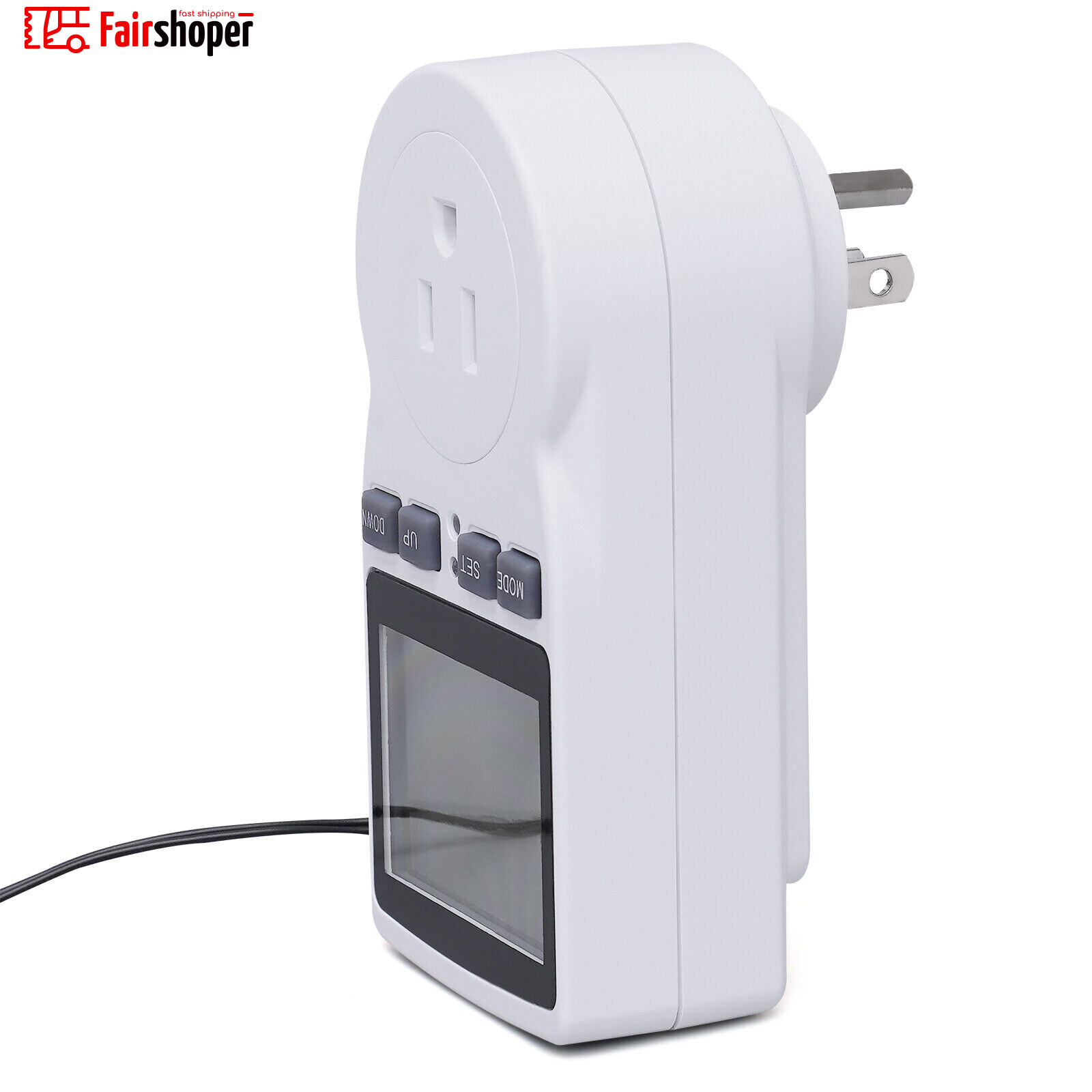 Digital Plug in Thermostat Timer Switch Socket Temperature Controller Switch USA