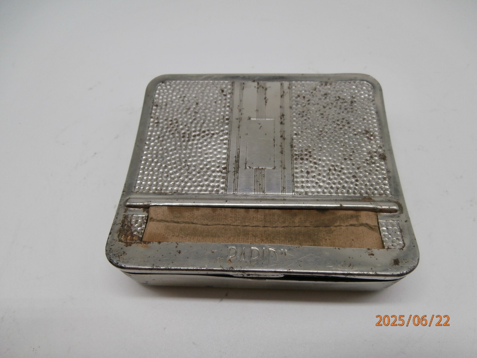 Vintage Rapid Silver Cigarette Rolling/ Cigarette Case