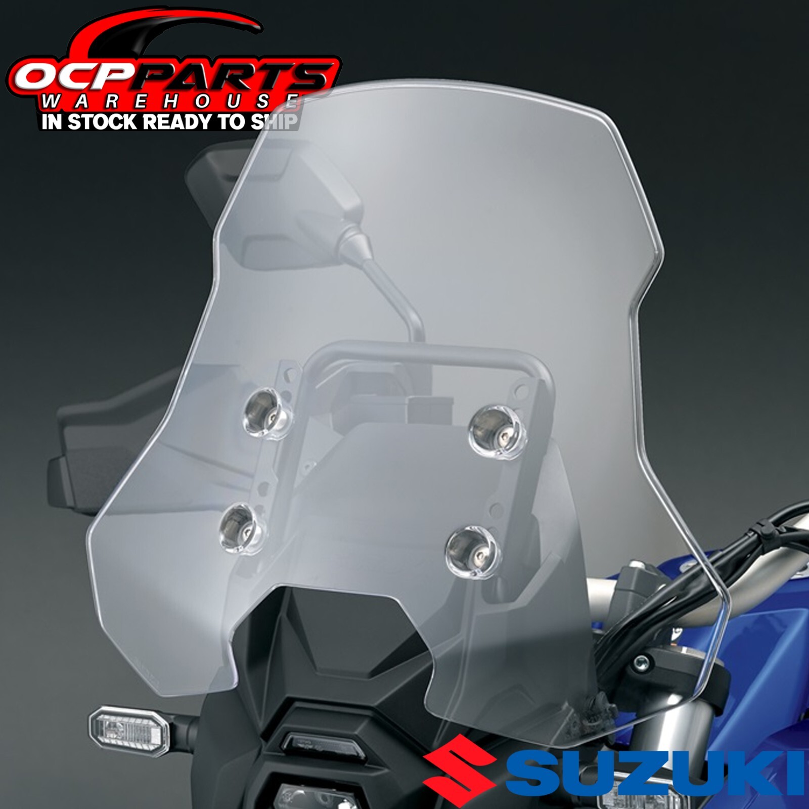NEW 2024-26 GENUINE SUZUKI V-STROM 800 TALL WINDSCREEN 94600-25850