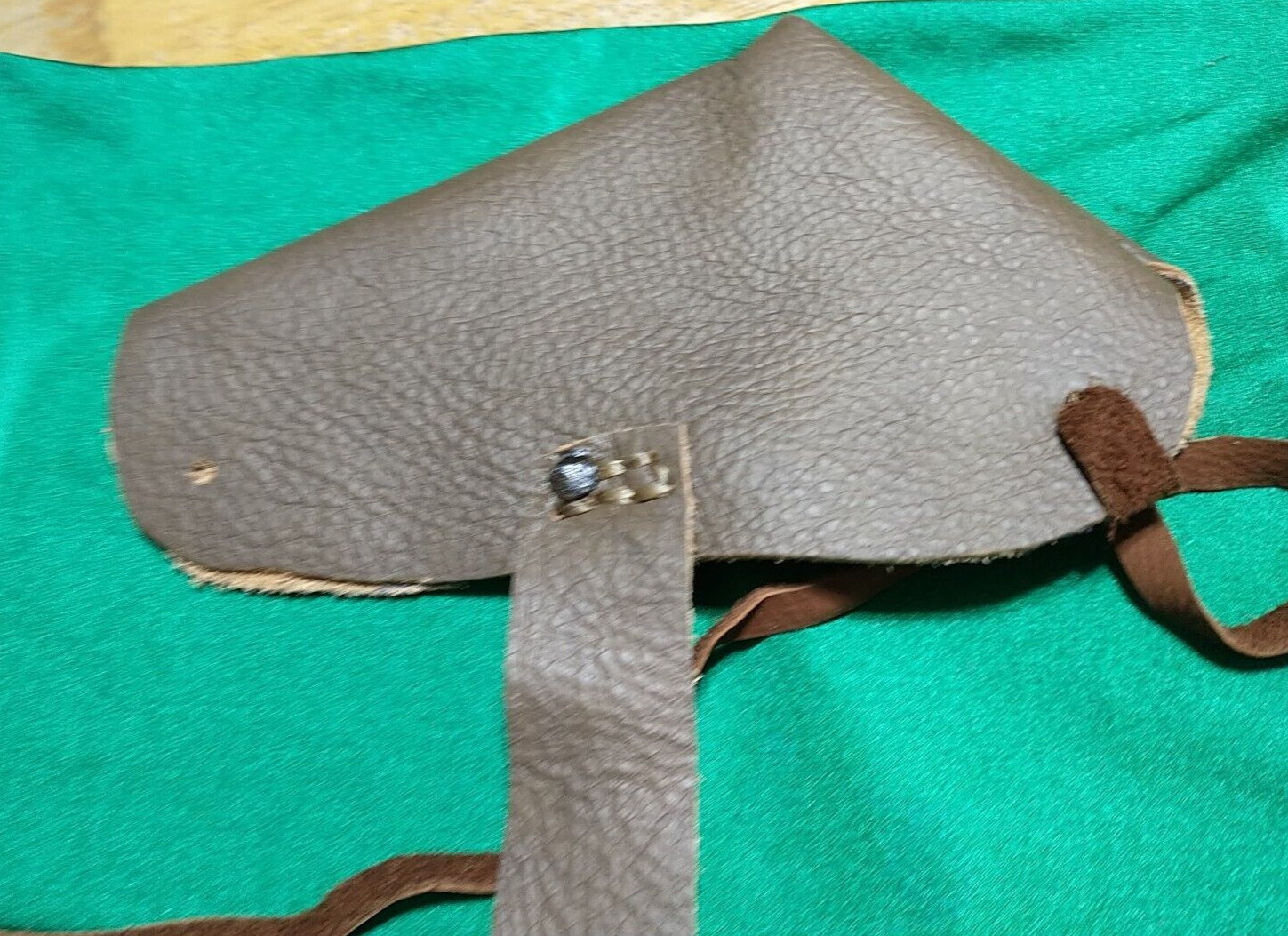 LEATHER LOCK COVER RH FLINTLOCK PERCUSSION MUZZLELOADER CUSTOM MADE BLACK POWDER