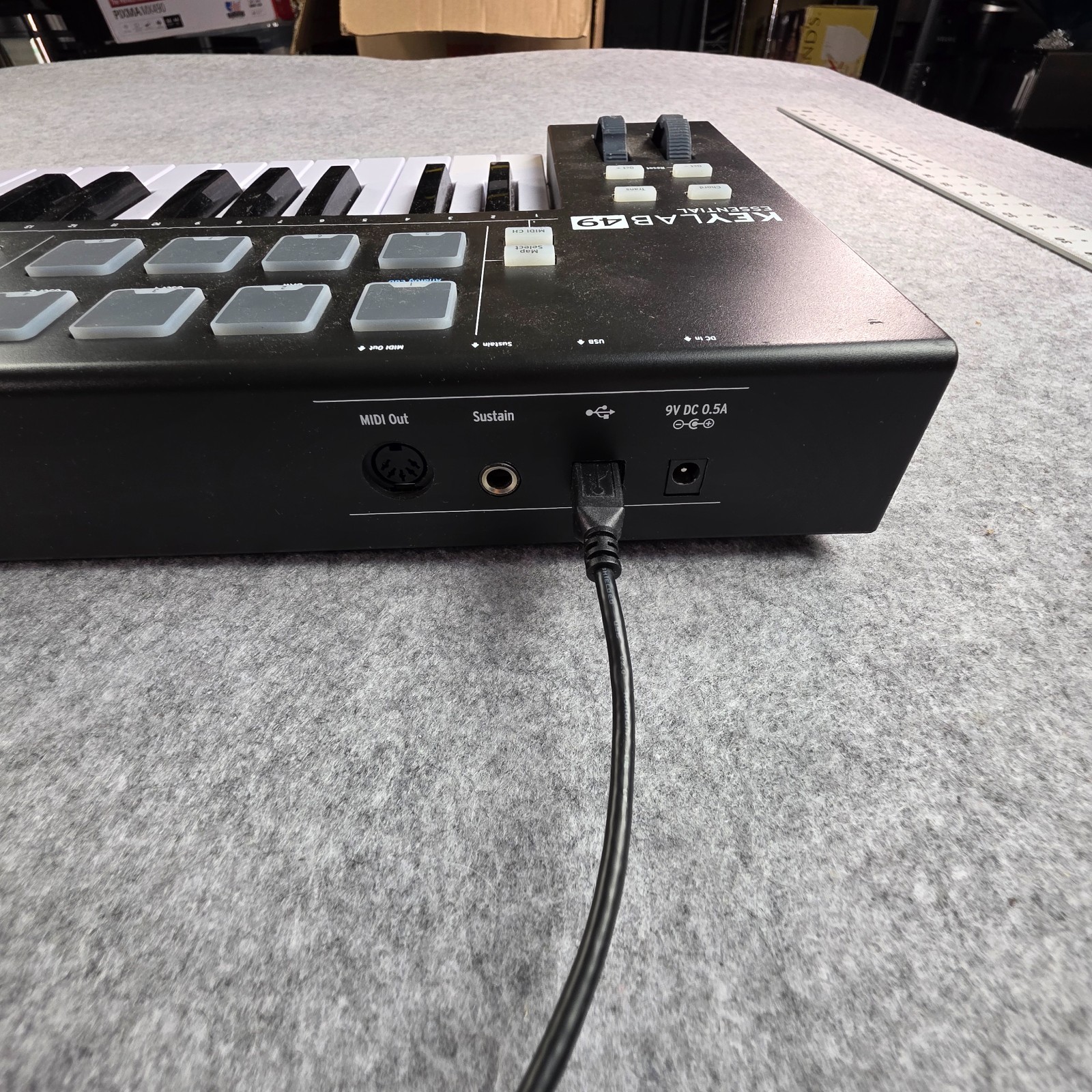 Arturia KeyLab Essential 49 MIDI Keyboard Controller, 49 Synth Keys, USB/MIDI O…