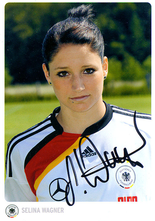 Autograph postcard Selina Wagner U20 international-SV 07 Elversberg