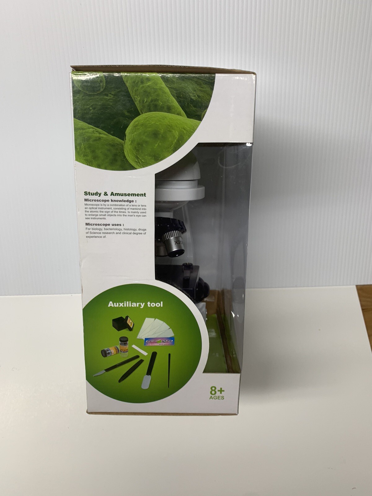 Educational microscope Item For Young Learners 80x~450x Ages 8+ With Aux Tools