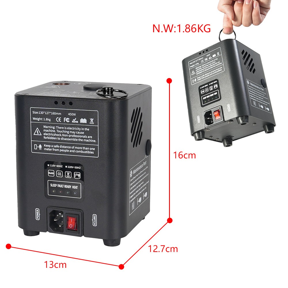 Mini Cold Spark Machine Firework Machine DJ Wedding Stage Effect Remote 1-3M