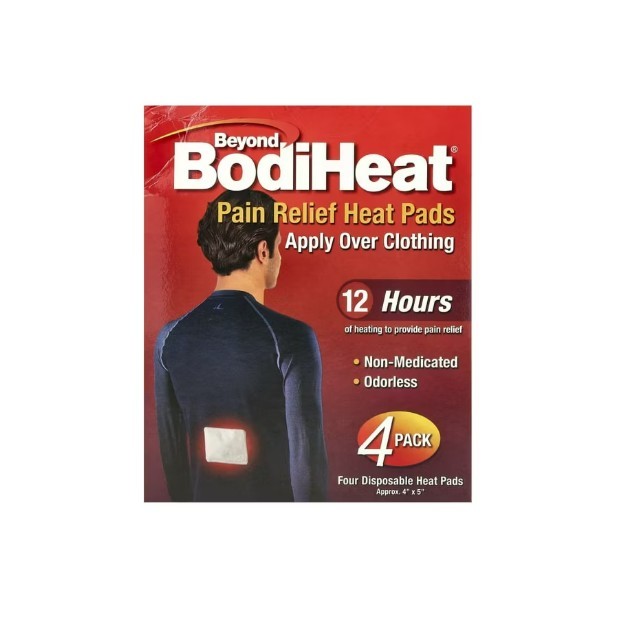 2 Pack Beyond BodiHeat Heat Pads, 4 Ct