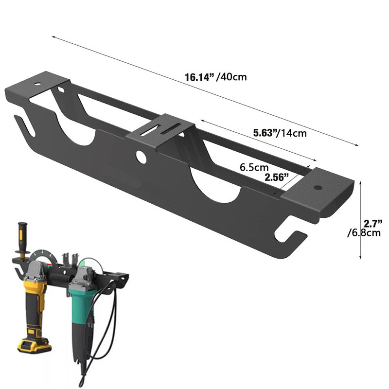 Screwdriver Organizer Wall Mount Hanger Tool Rack Holder Garage Storage Shelf