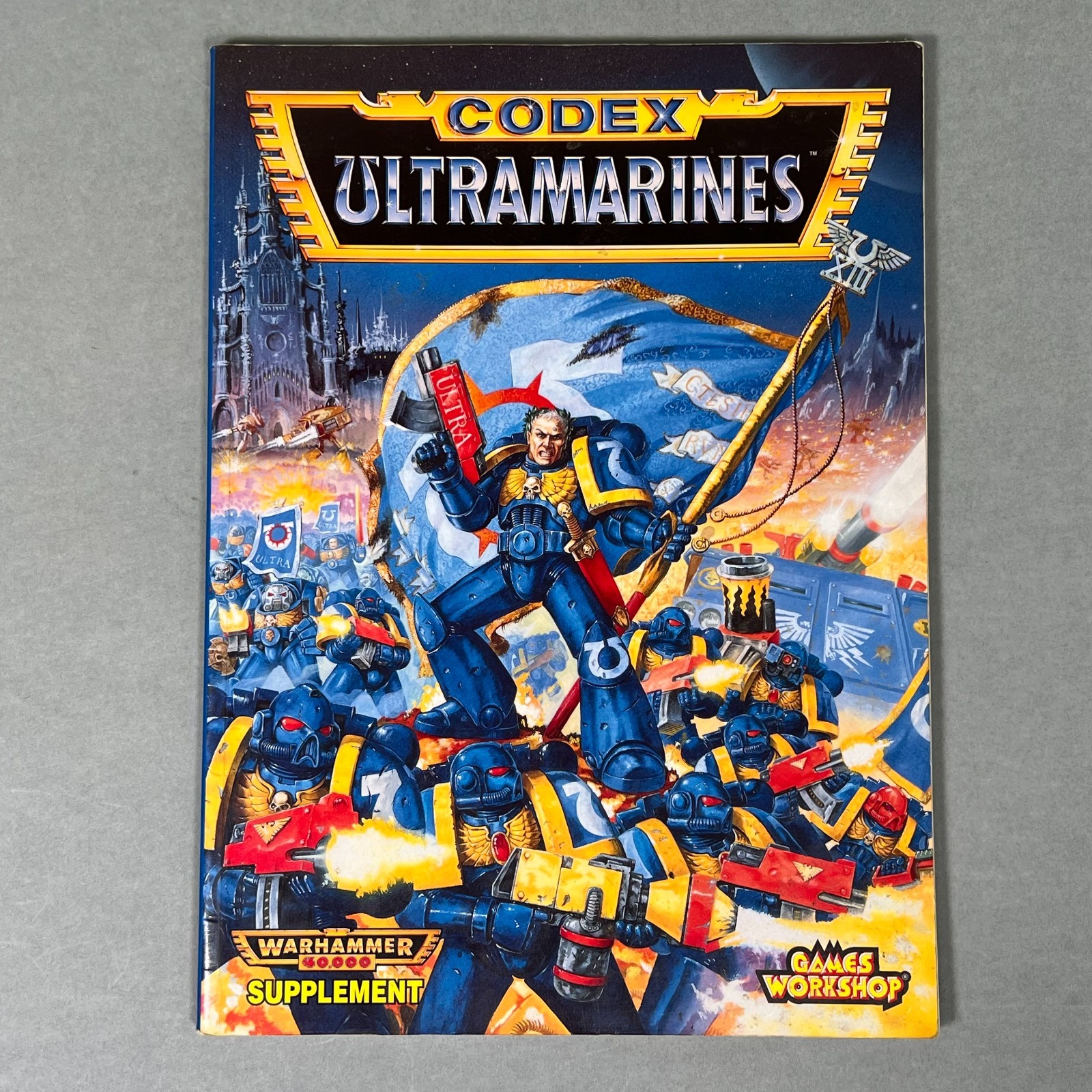 Warhammer 40K CODEX ULTRAMARINES 1995 Soft Cover Rulebook RPG RARE VINTAGE NEW!