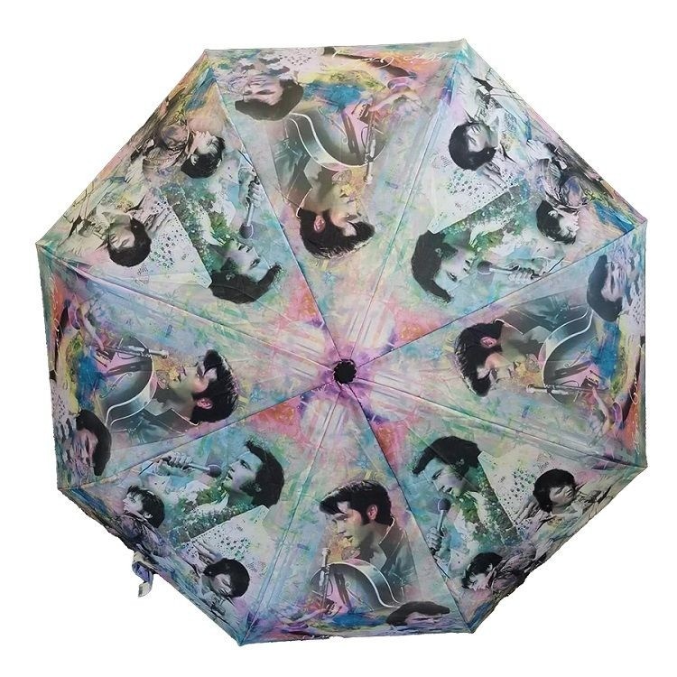 Elvis Presley Collage 40" Width Compact Umbrella The King Licensed Photos New