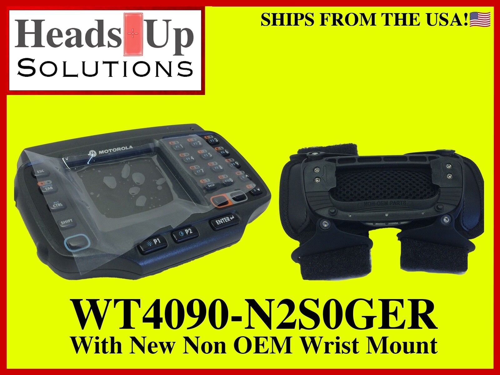 REFURBISHED Motorola WT4090-N2S0GER and NEW NON-OEM Wrist mount