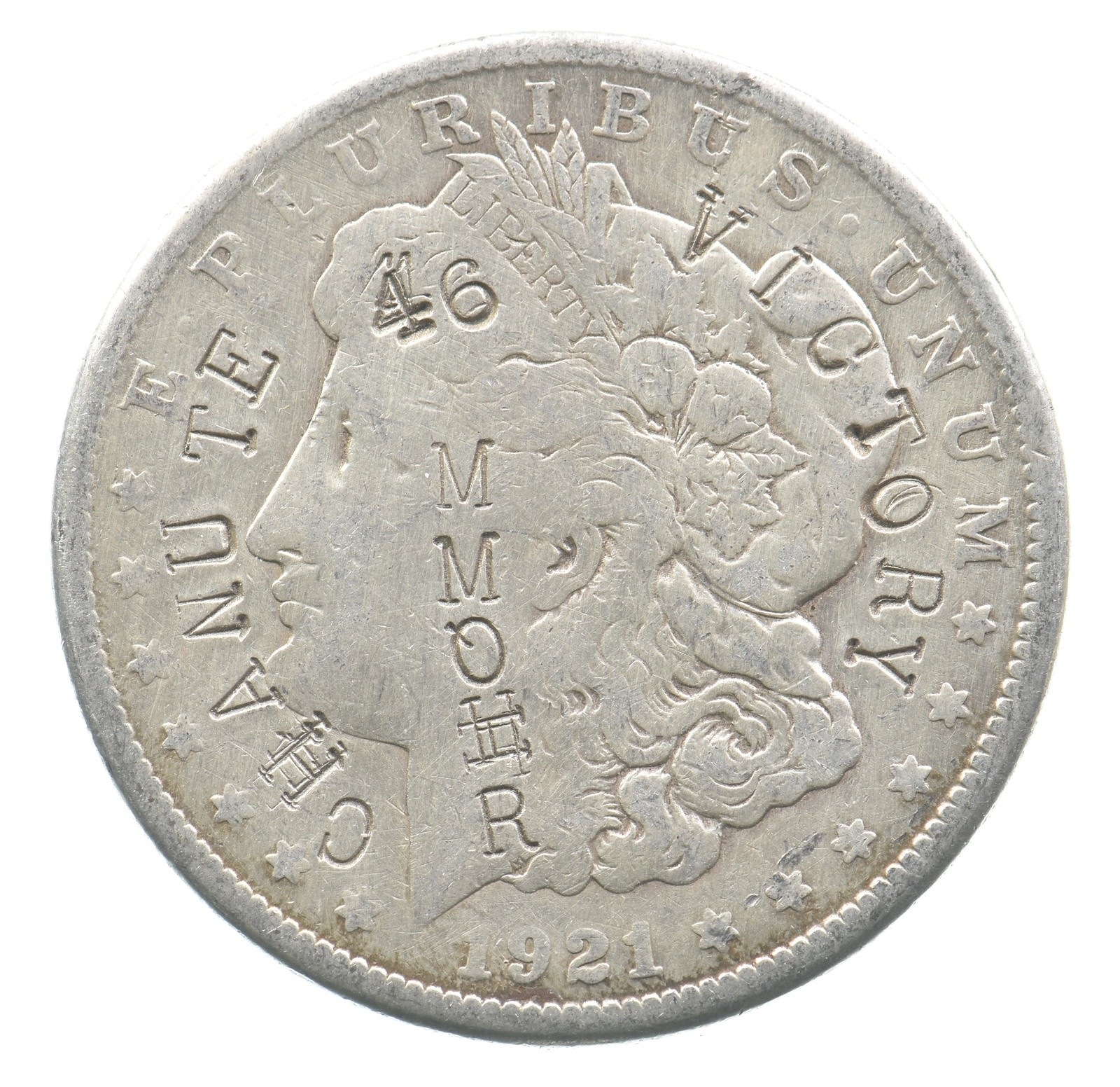 1921-S Morgan Silver Dollar Chanute Mmohr Victory *7094