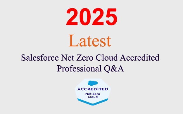 Salesforce Net Zero Cloud Accredited Professional Q&A GUARANTEED(1 month update)
