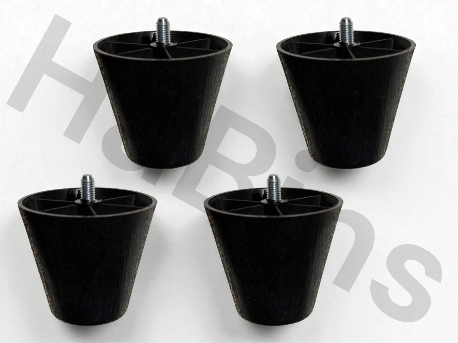 128865 X 4 IKEA Sofa Feet in Black for FRIHETEN