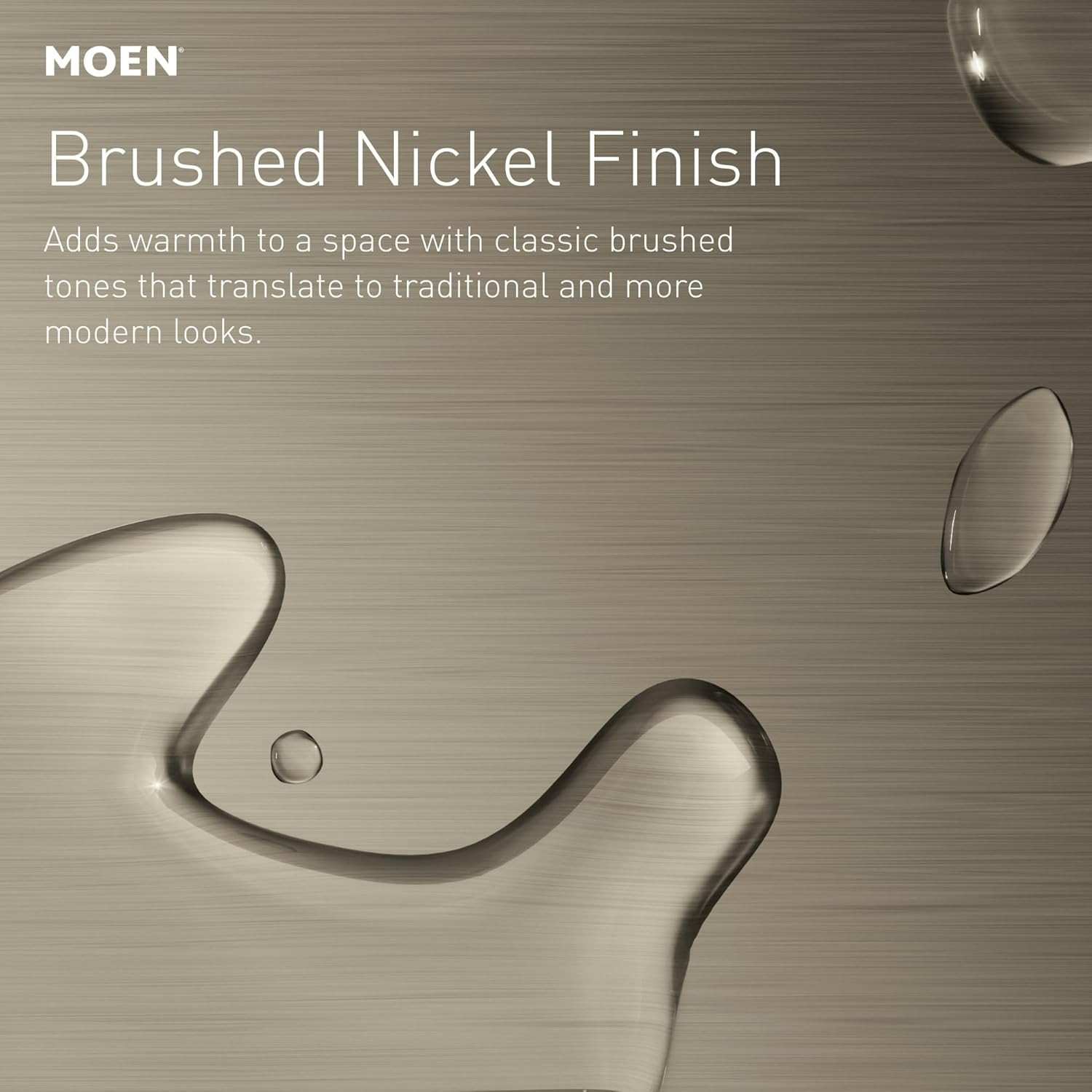 Brushed Nickel Eco-Performance 5-Function Handheld Removable Shower Head, Adjust