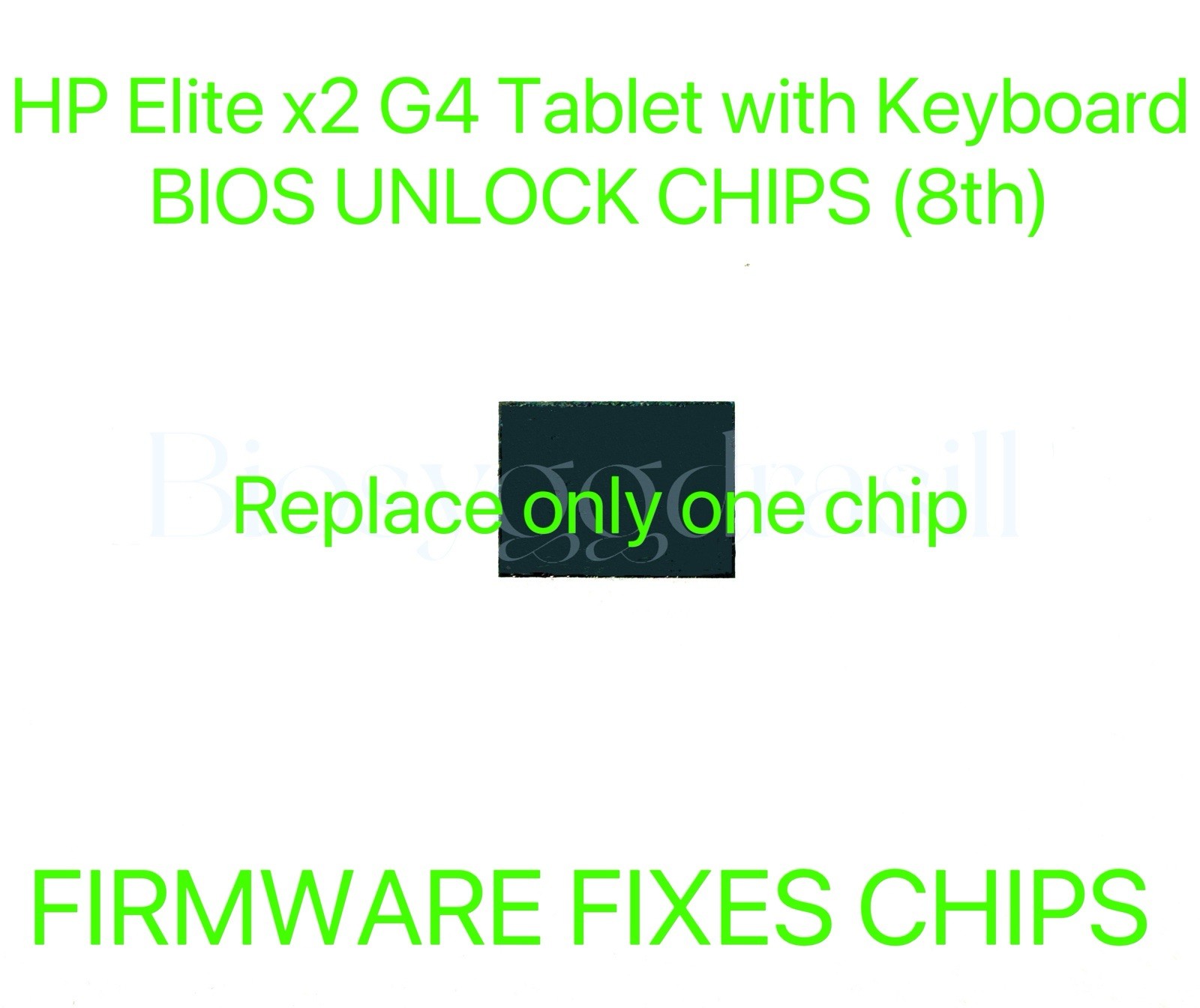 HP Elite x2 G4 Tablet, ADMIN NO PASSWORD FIRMWARE FIXES BIOS CHIP LA-G931P