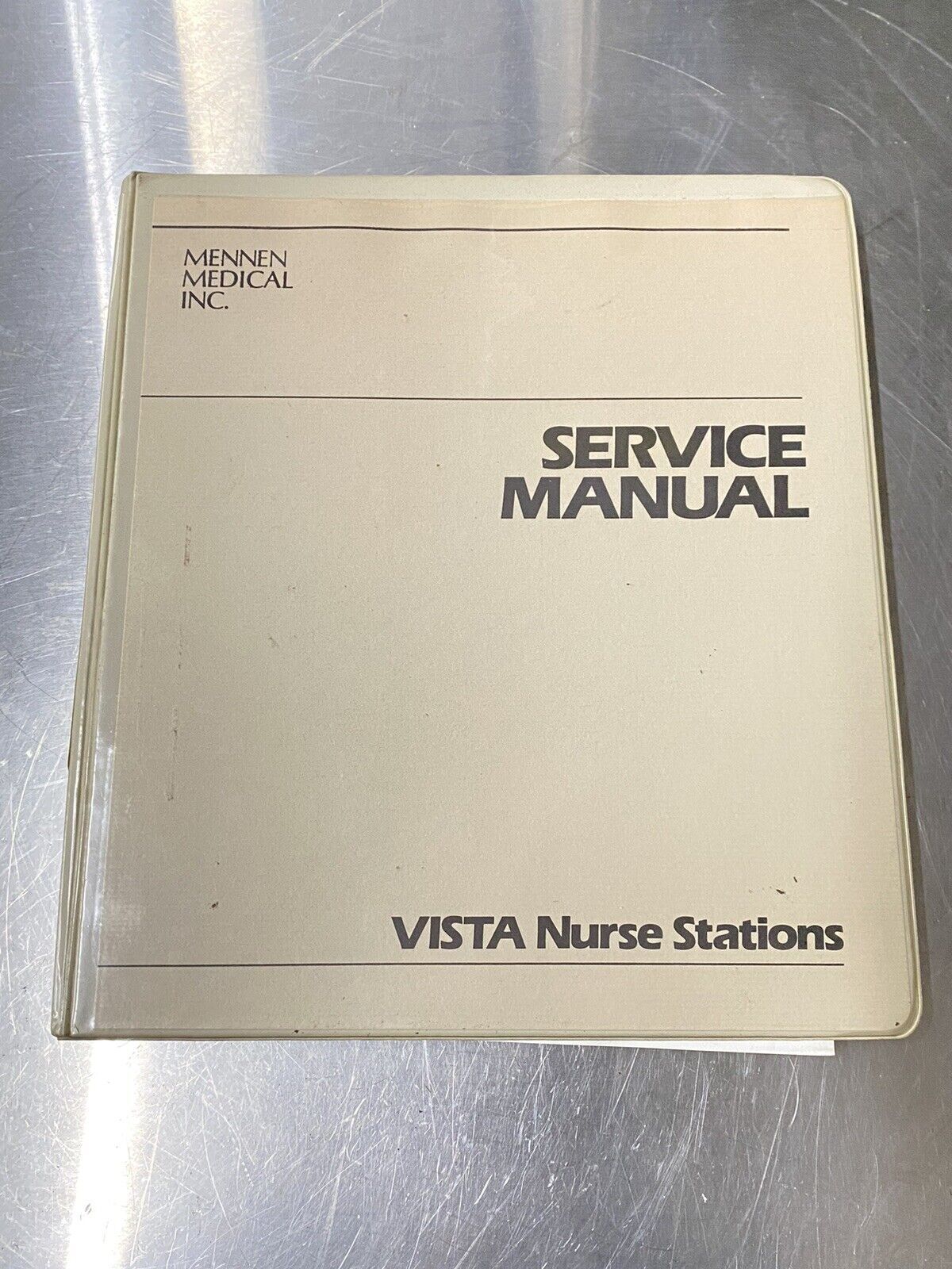Mennen Medical Inc. VISTA Nurse Stations - Users Guide / Manual / Instructions