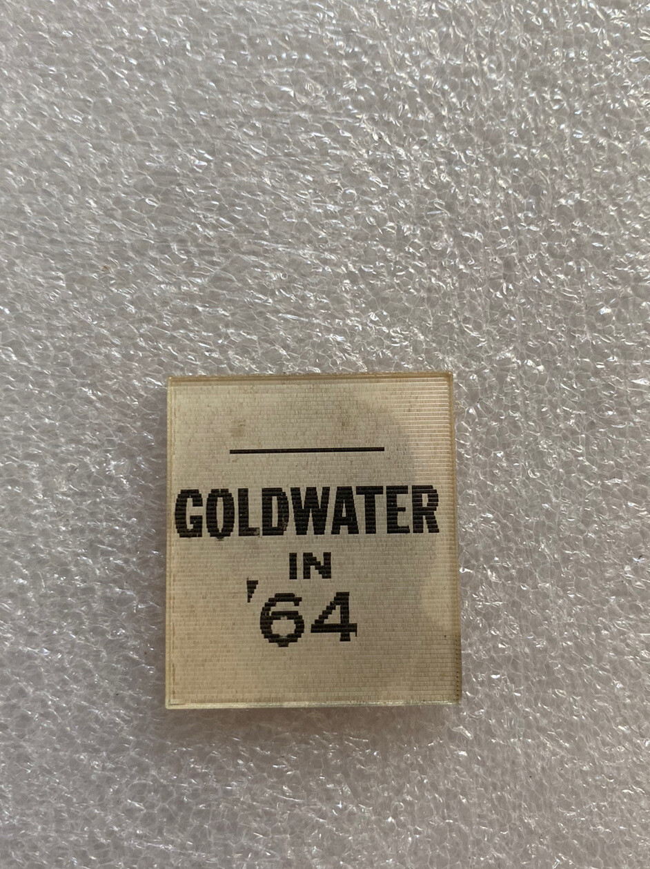 1964 Barry GOLDWATER in '64 Flasher Sticker Campaign political presidential