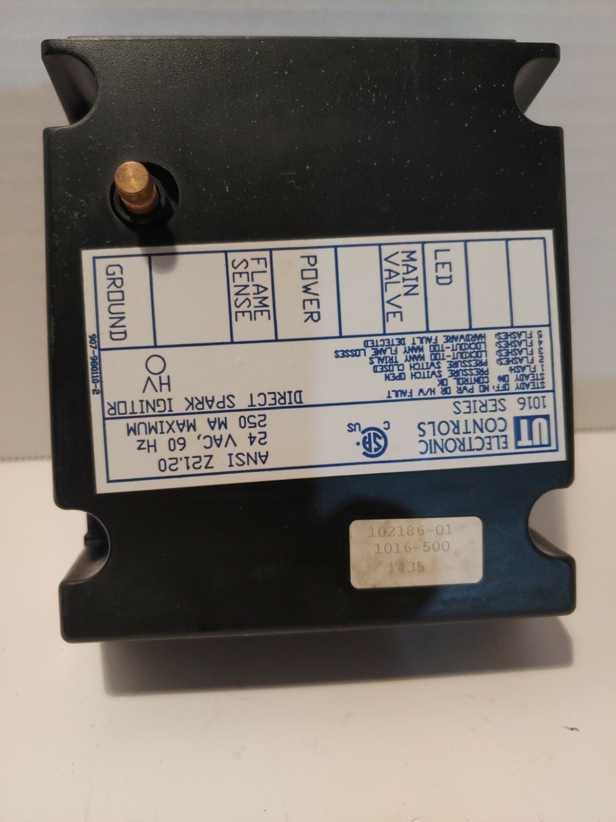 LENNOX UT 1016 Series 1016-500 102186-01 DIRECT SPARK IGNITOR