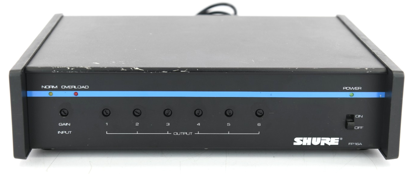 Shure FP16A 1x6 Audio Distribution Amplifier