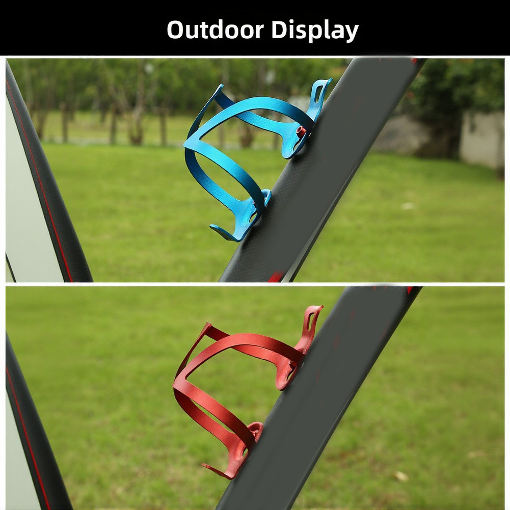 Aluminum Alloy Bottle Cage for Bicycles Compatible with 1/2 Inch Tubes
