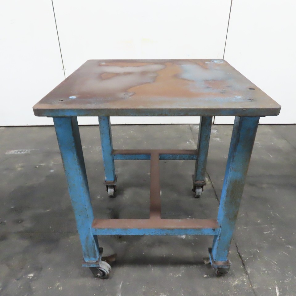1-1/4" Thick Steel Top Assembly Welding Fabrication Table 36"x 36"x 44" Tall