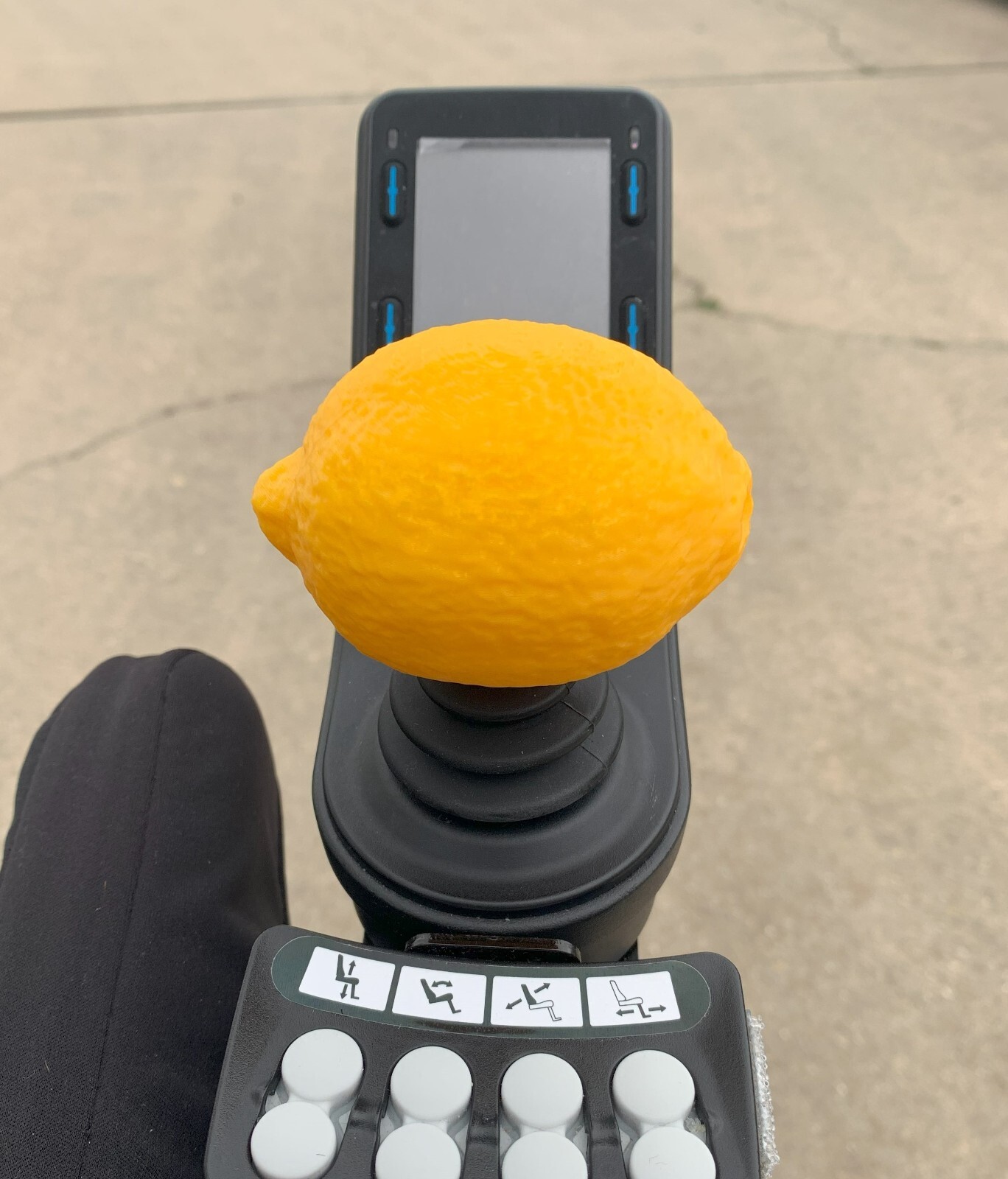 Lemon - Funny Power Wheelchair Joystick Knob Replacement 3D Printed Unique