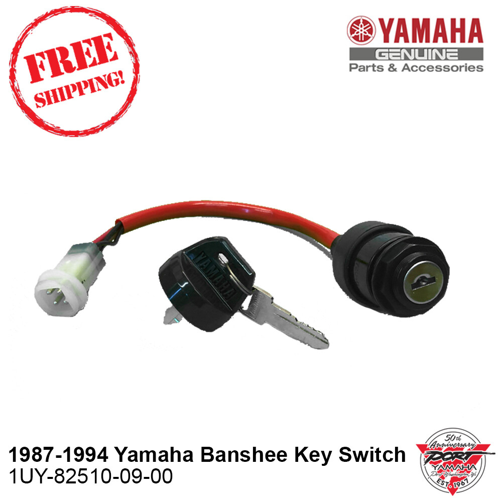 OEM 1987 - 1994 Yamaha Banshee Key Switch Ignition On / Off 1UY-82510-09-00